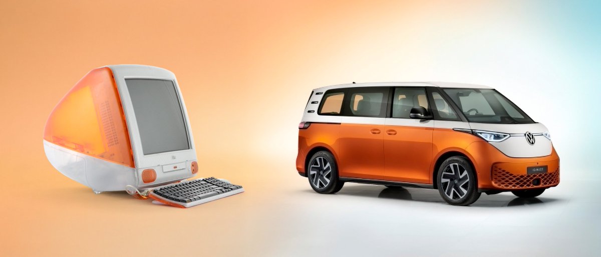 emberstudio's tweet image. VW made a drivable vintage iMac.