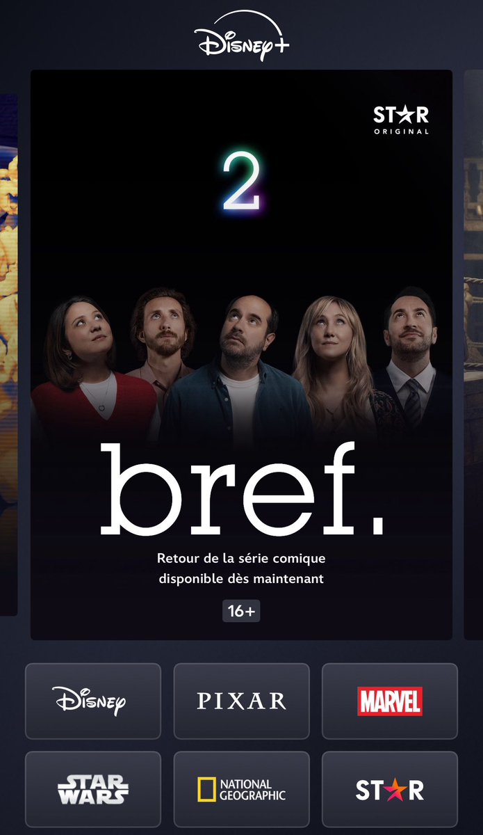 Bref.2 est la série la plus visionnée sur <a href="/DisneyPlusFR/">Disney+ FR</a>  🙏 Quelle famille artistique, quelle aventure! Merci à vous