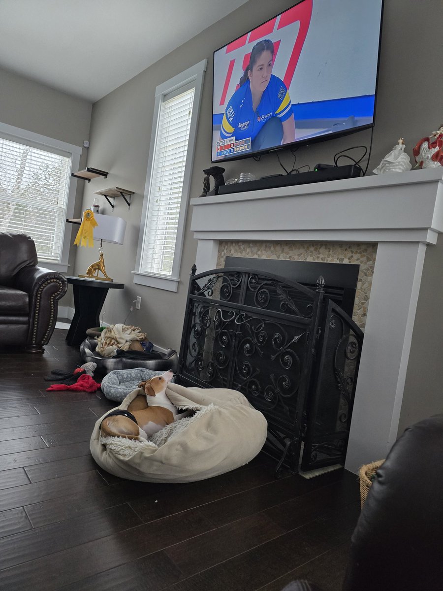 Murray watching the Scotties from Windsor Junction, Nova Scotia!