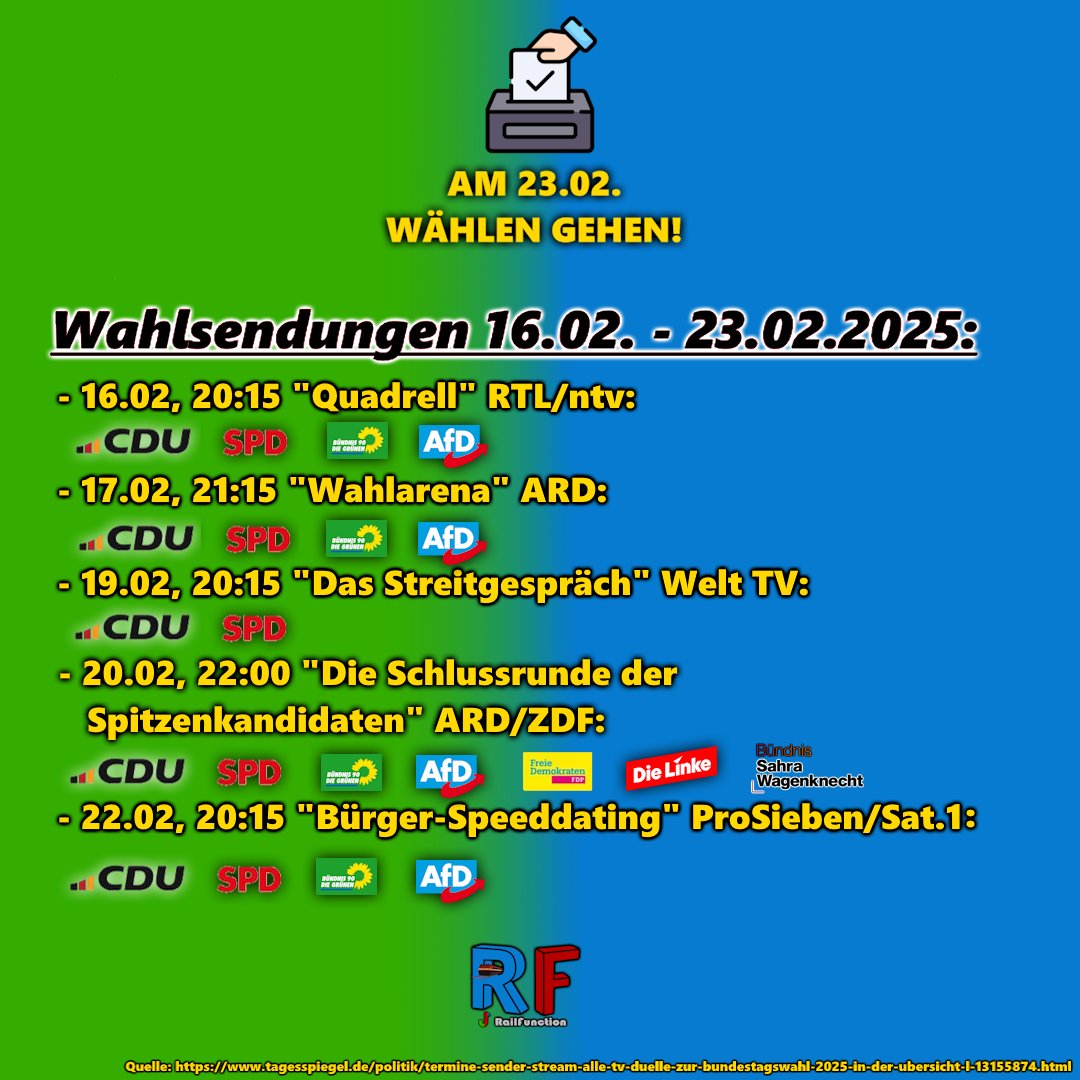 Mehr Infos unter: jenatrains.de/wahlen