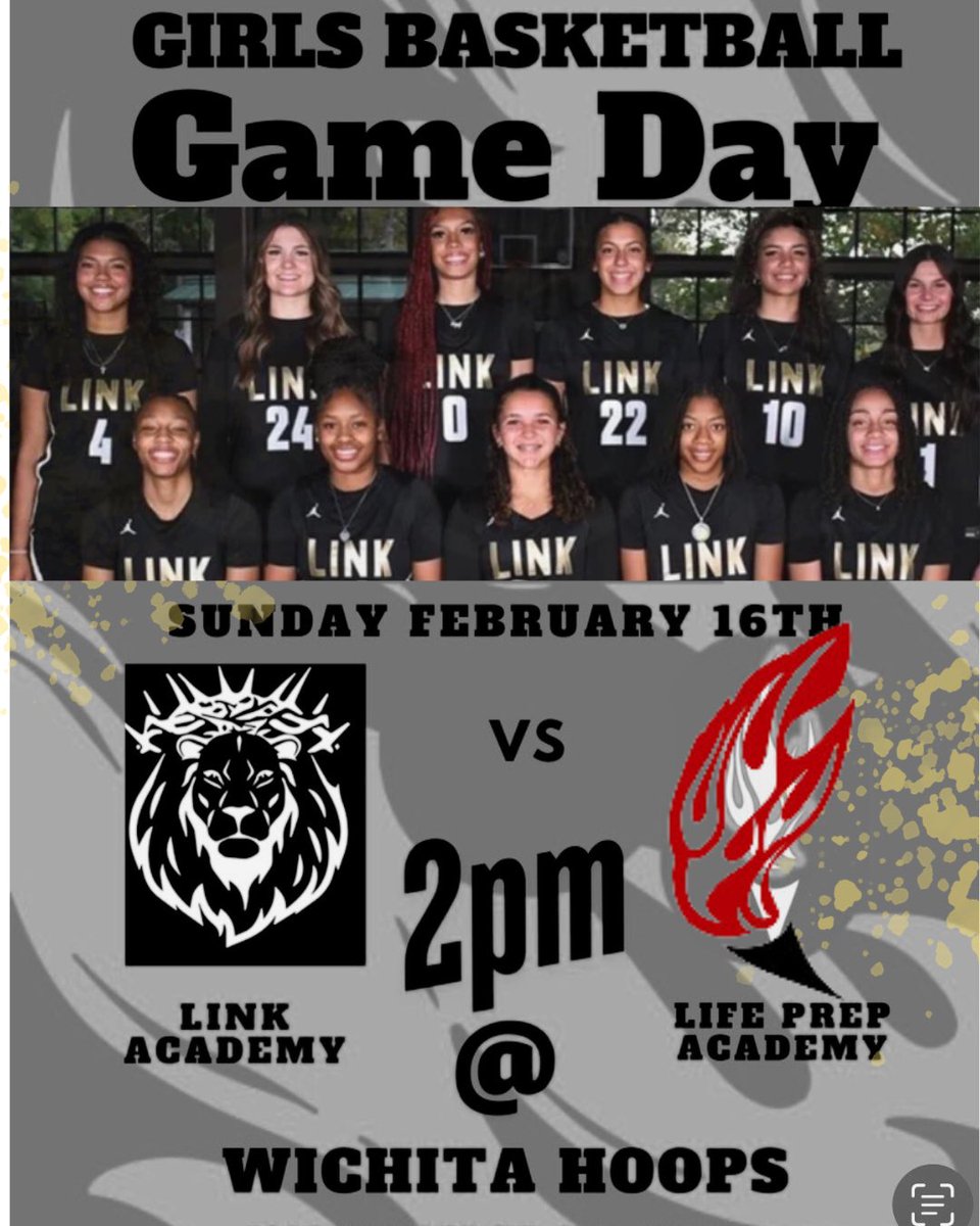 🏀 Game Day! 
⛹🏼‍♀️Life Prep Academy 
📍 Wichita,Ks 
⏰ 2pm
#LadyLions🦁🏀 #PartofthePride🦁