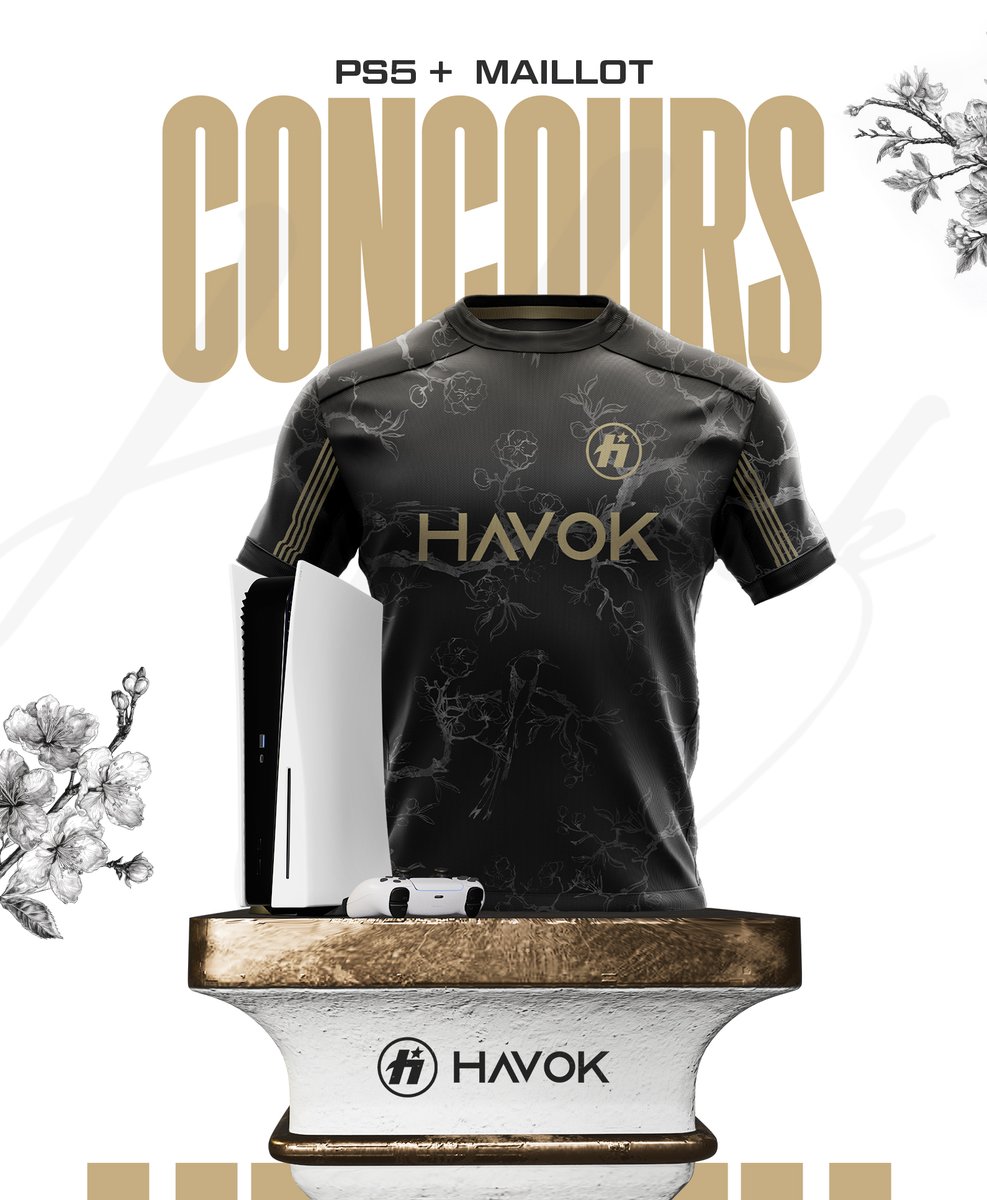 Team HavoK (@hvkggs) on Twitter photo CONCOURS 🎁
Pour finir en beauté ce week-end, on vous fait gagner une PlayStation 5 et un maillot HavoK 😁
Pour y participer, il faut :
➕ Suivre <a href="/HvKGGs/">Team HavoK</a>
🔃 RT ce tweet
Bonne chance à tous 🍀 CONCOURS 🎁
Pour finir en beauté ce week-end, on vous fait gagner une PlayStation 5 et un maillot HavoK 😁
Pour y participer, il faut :
➕ Suivre <a href="/HvKGGs/">Team HavoK</a>
🔃 RT ce tweet
Bonne chance à tous 🍀