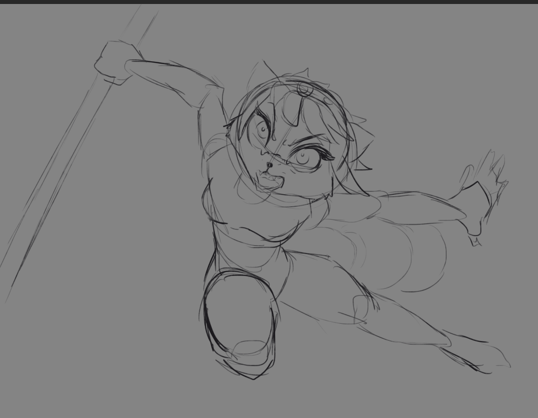 Working on something

#Krystal #starfox #sketch #wip