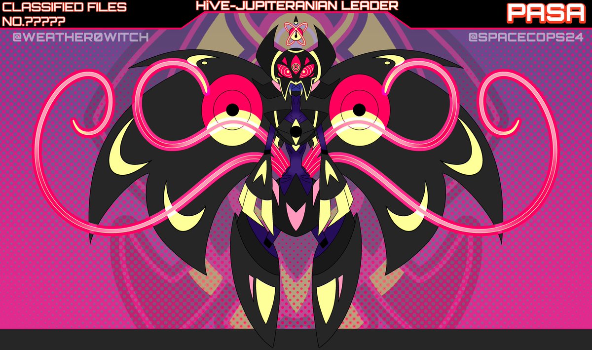 --SYSTEMS COMPREMISED--
-----------------------------------
"LORTNOC OT ENIM EB LLIW YTINAMUH"
.
.
.
[SYSTEMS REBOOTING]
.
.
.
----------------------------
SYSTEMS RESTORED...CLASSIFIED FILES ACCESSED...
MEET HiVE
LEADER OF JUPITERANIAN SPECIES.
--------------------
#spacecops24