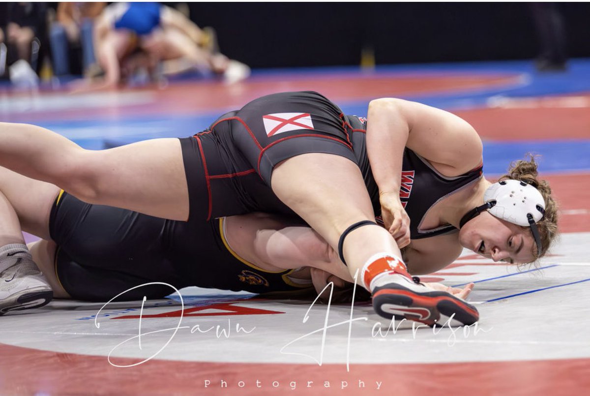 Thompson’s Elizabeth Rosenstiel is your 6/7A 145 State Champ! <a href="/Thompsonwrestle/">ThompsonWrestle</a>