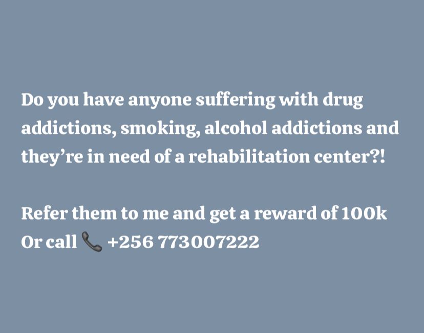 Reclaim Health Rehabilitation Center (@reclaim_center) on Twitter photo Here is a chance of saving a life of someone
Let's promote a #safeenvironment and safe #mentalhealth for everyone by sending those people in the safest mental health center in #Uganda
<a href="/SUMAYARiseAbove/">SUMAYA_RiseAboveThePain</a> <a href="/MHCC_/">Mental Health Commission of Canada</a>
#MentalHealthMatters
#Sanremo2025 Here is a chance of saving a life of someone
Let's promote a #safeenvironment and safe #mentalhealth for everyone by sending those people in the safest mental health center in #Uganda
<a href="/SUMAYARiseAbove/">SUMAYA_RiseAboveThePain</a> <a href="/MHCC_/">Mental Health Commission of Canada</a>
#MentalHealthMatters
#Sanremo2025