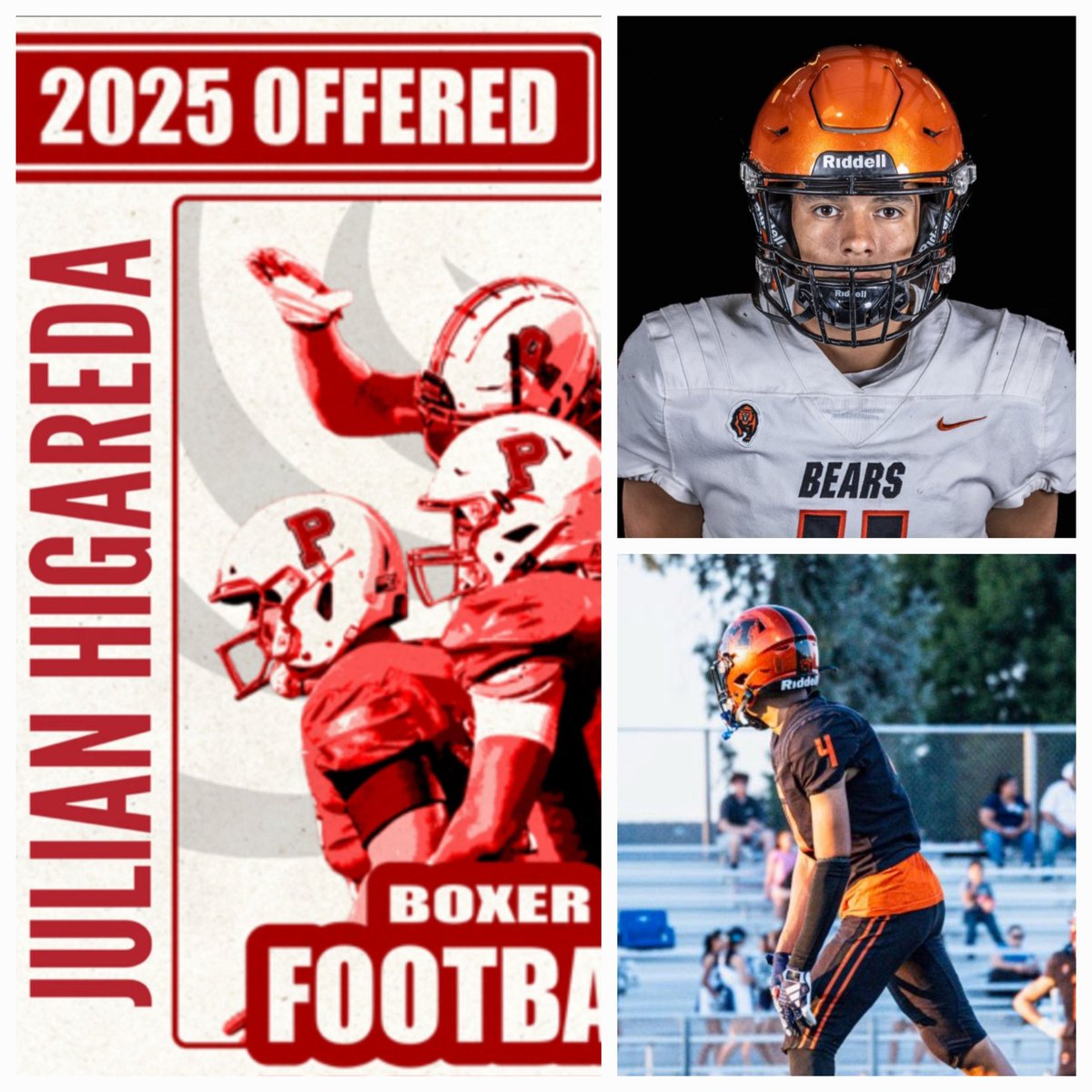 Javier Rodriguez (@jrrecruiting) on Twitter photo Congratulations to 2025 Prospect WR/S #4 Julian Higareda <a href="/jhigareda_/">Julian Higareda</a> 5'9 / 155 lbs. / GPA: 3.92 from Merced High School (CA) <a href="/RobScheidt/">Rob Scheidt</a> on receiving his 7th offer, this time from Pacific University <a href="/Boxer_Football/">Pacific Football</a> <a href="/CoachCamy75/">Zach Camy</a> <a href="/Coach_Nai/">Nainoa Coelho-Lopes</a> !
Season Stats (11 games):
* 29 Congratulations to 2025 Prospect WR/S #4 Julian Higareda <a href="/jhigareda_/">Julian Higareda</a> 5'9 / 155 lbs. / GPA: 3.92 from Merced High School (CA) <a href="/RobScheidt/">Rob Scheidt</a> on receiving his 7th offer, this time from Pacific University <a href="/Boxer_Football/">Pacific Football</a> <a href="/CoachCamy75/">Zach Camy</a> <a href="/Coach_Nai/">Nainoa Coelho-Lopes</a> !
Season Stats (11 games):
* 29