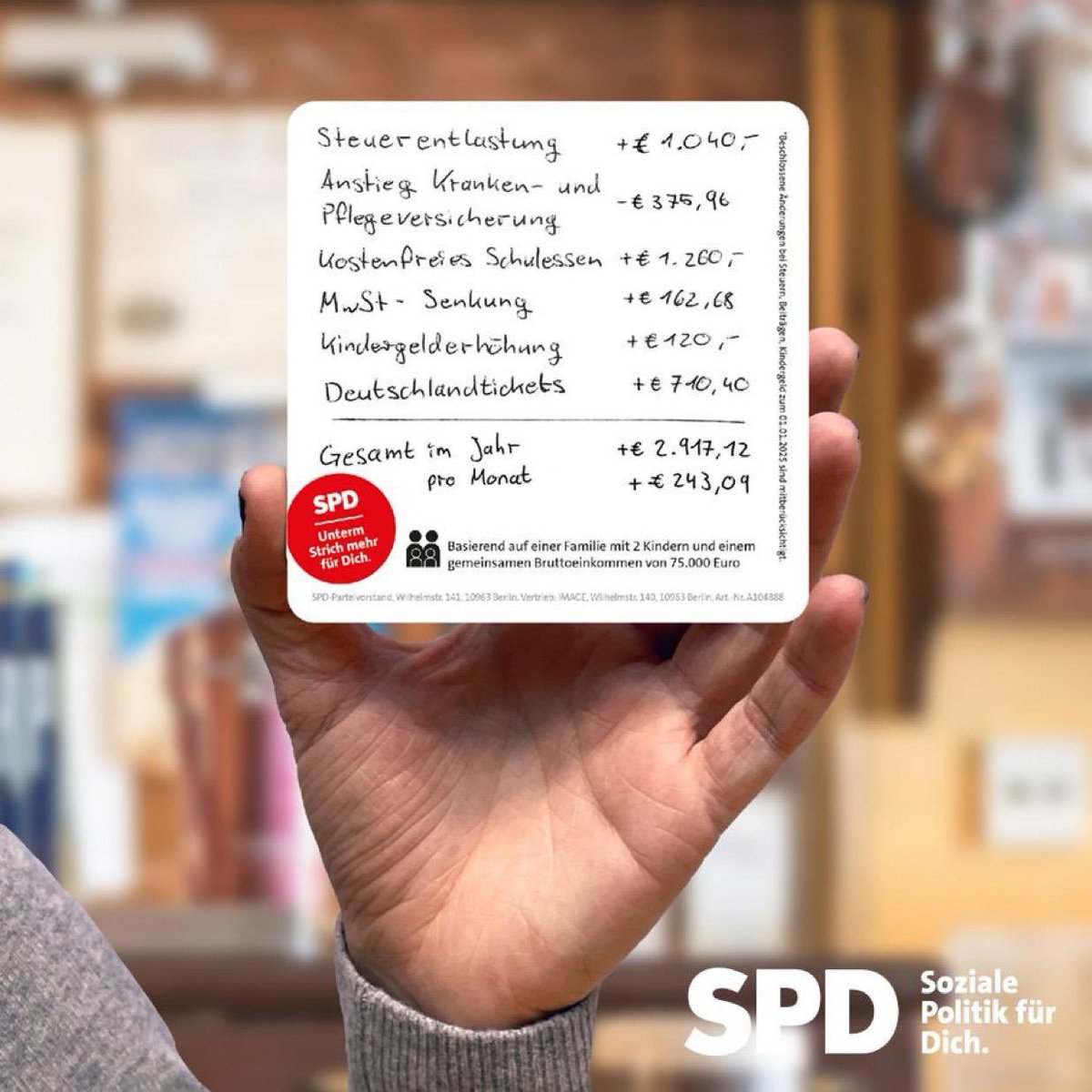 Es gibt nur einen wahren Bierdeckel. #Quadrell #MehrFuerDich #MitteStattMerz

➡️ mehrfürdich.spd.de