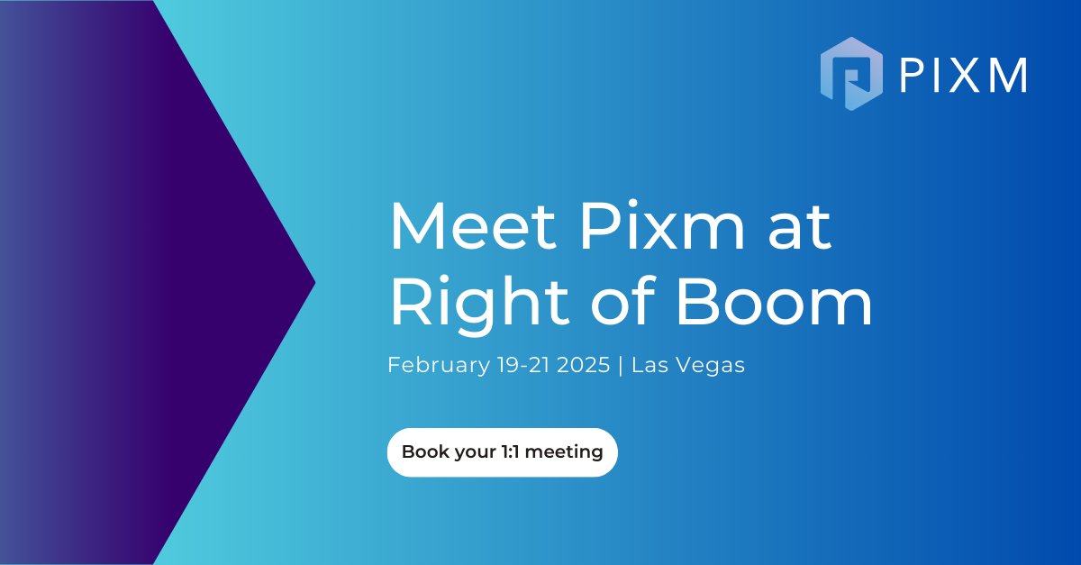 The Pixm team is gearing up for Right of Boom this week. Don’t miss your chance to book a 1:1 meeting with us or swing by booth 85 to see how Pixm can prevent zero-day phishing attacks before they occur. www2.pixmsecurity.com/meet-with-pixm…