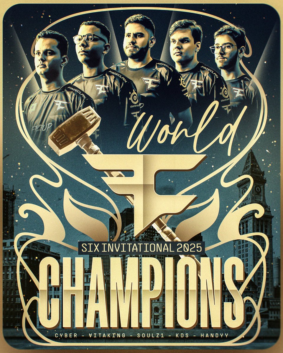 RAINBOW 6 WORLD CHAMPIONS 🏆