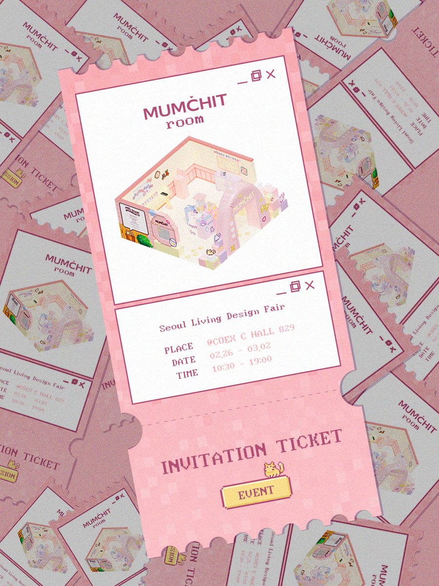 mumchit_'s tweet photo. #이벤트 #EVENT
서울리빙디자인페어 초대권 증정 RT 이벤트

그거 아세요? 멈칫이 2025 서울리빙디자인페어에 등장한다는 사실🩷

RT하고 서디페 멈칫 구경하러가자~🙋‍♀️

⋰˚ 참여방법 : #follow + #RT
⋰˚ 당첨인원 : 30명
⋰˚ 당첨혜택 : 2025 서울리빙디자인페어 초대권(1인 1매)
⋰˚ 당첨발표 : 2/21 (금)