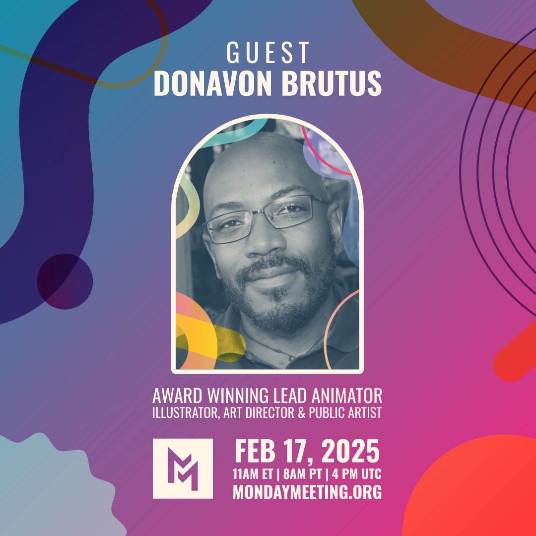 Join us tomorrow where host EJ Brieva and guest Donavon Brutus will be hosting an interactive session on finding your unique creative voice! 
Feb 17, 2025 at 11 ET | 8AM PT | 4PM UTC mondaymeeting.org