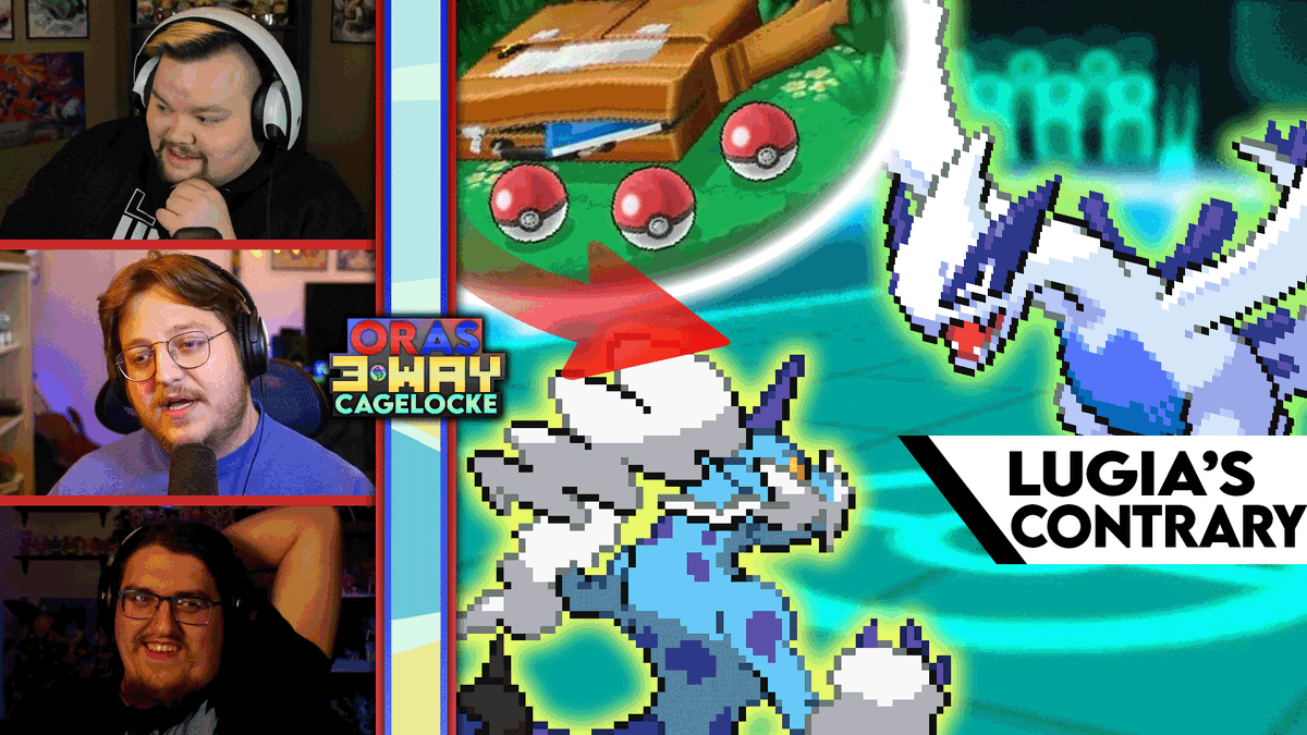 slightlisalti's tweet photo. We Beat A 3 Person Nuzlocke (Cagelocke) &amp; Then We Battled! 

@pancakewizard12, @W3S717 and I are now the Champions of Hoenn, so that leaves one final thing... The Final Fight! 

Tune in now to see the battles : 
https://t.co/gQZ8Bese0z https://t.co/tBp3zqYV8N
