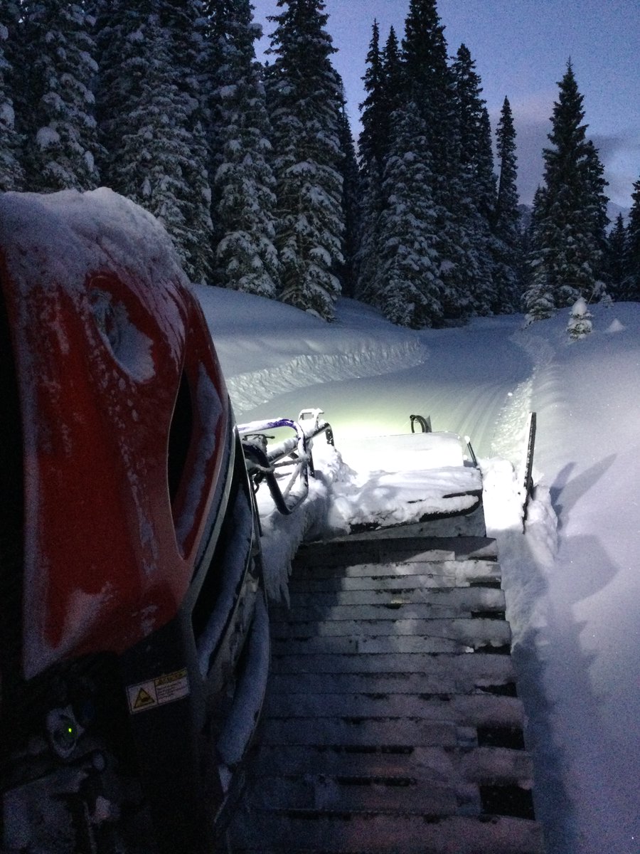 Praise Ullr ... Lots of new dense snow to play with. Groom, Eat, Sleep ... Repeat