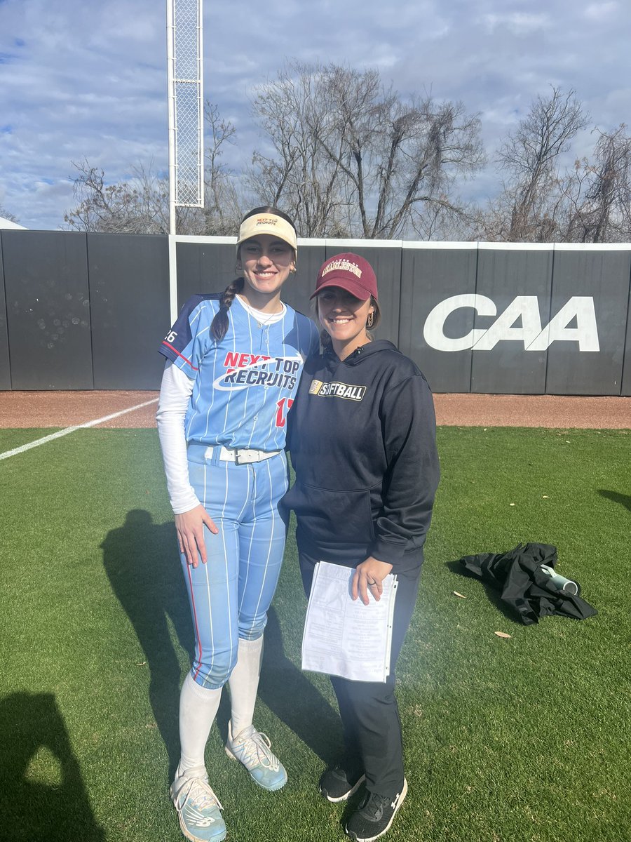 Had an amazing day at <a href="/CofCSoftball/">Charleston Softball</a>! Thank you to <a href="/CoachLynch20/">Tracey Lynch</a> <a href="/Morgan_Scott023/">Morgan :)</a> and <a href="/MaggieMrowka/">Maggie Mrowka</a> for putting on a great camp! So happy we finally got it in with the weather! <a href="/recruits_next/">Next Top Recruits</a> <a href="/SBCoach_Stewart/">Shane Stewart</a> <a href="/SBRRetweets/">Softball Recruiting Reposts</a>