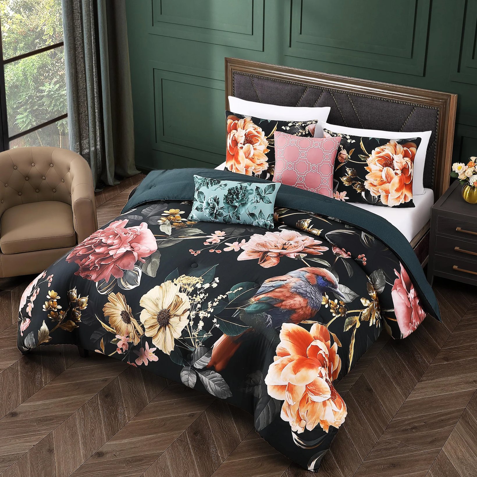 black comforter set