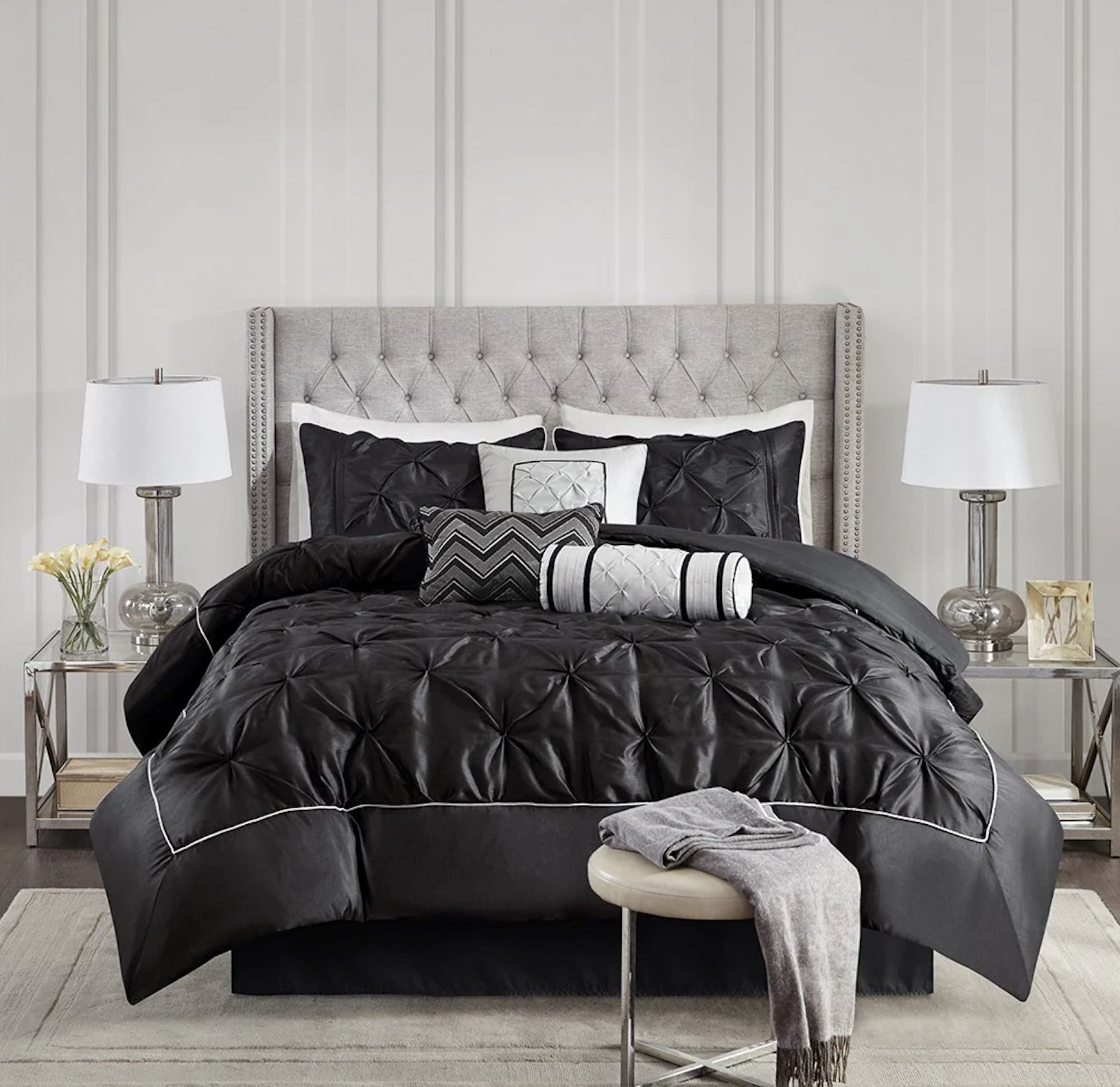 black comforter set