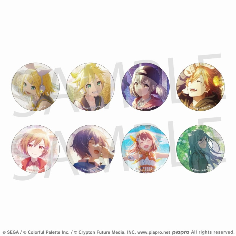 ✨2月18日発売✨／ 「#プロセカ」グリッター缶バッジコレクション vol