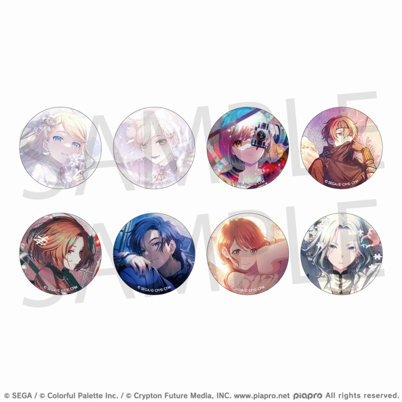 ✨2月18日発売✨／ 「#プロセカ」グリッター缶バッジコレクション vol