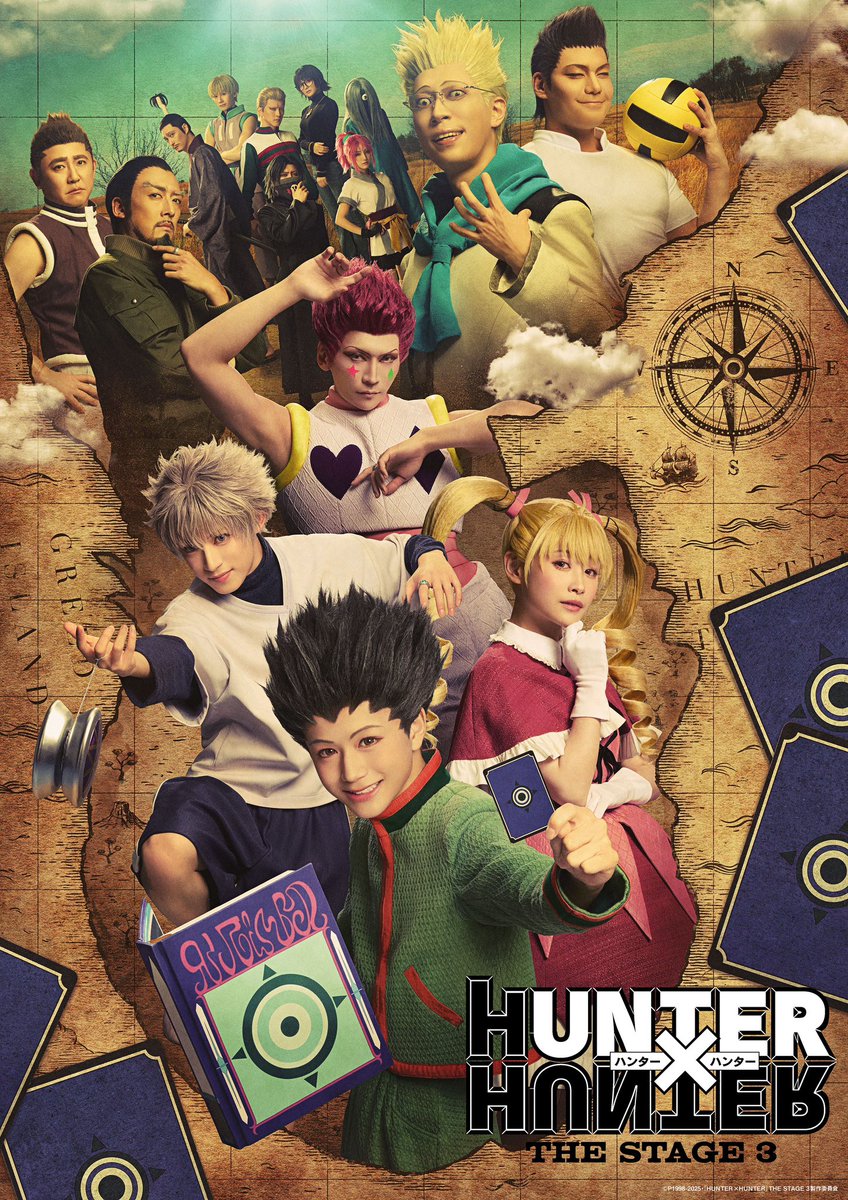 yopinapi0818's tweet photo. 「情報解禁」
『HUNTER×HUNTER』THE STAGE 3
シャルナーク 役で出演させていただきます！

今作は僕が一番大好きなG.I.（グリードアイランド）編。
その世界に飛び込んで、冒険できることが本当に嬉しいです！

皆さん劇場でお待ちしてます！

@hunter_stage 

#舞台ハンター https://t.co/vzEXzbidnN