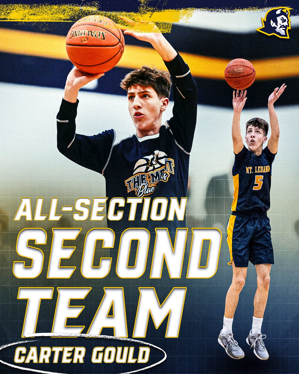 Congratulations to <a href="/CarterGould55/">Carter Gould</a> on his selection to the All-Section Second Team ‼️🔱
