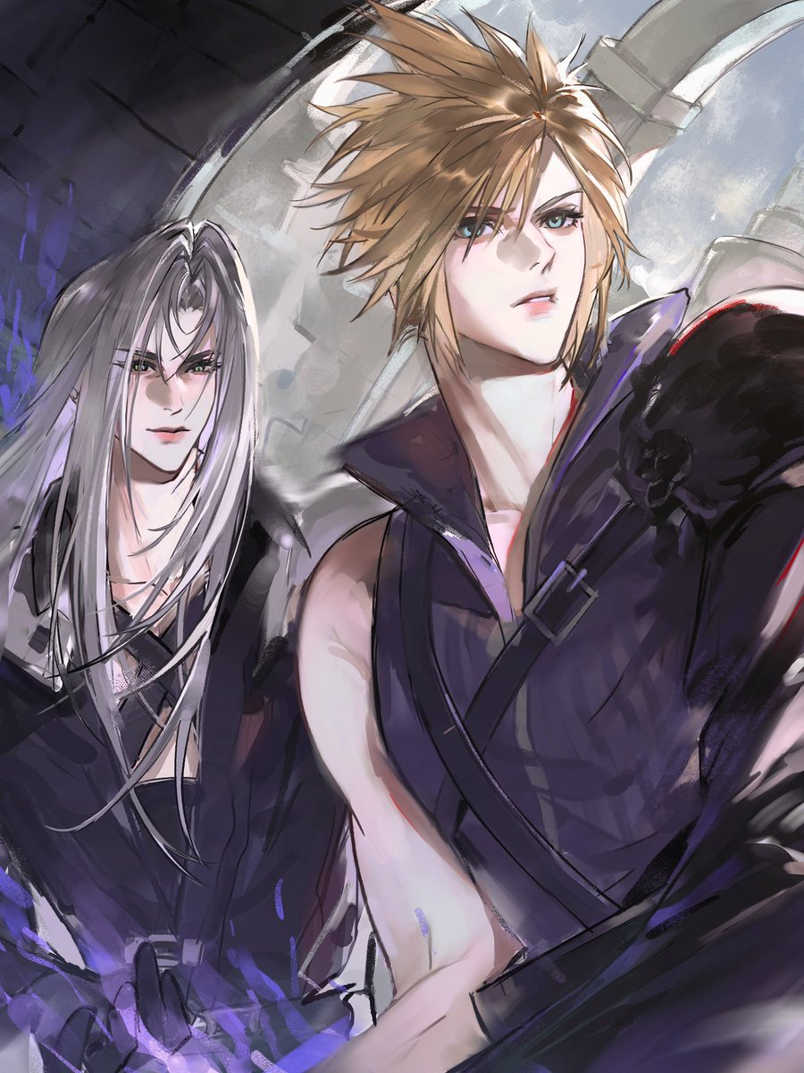 迟到的情人节快乐捏😺😙😙😙
#FF7 
#Sephiroth