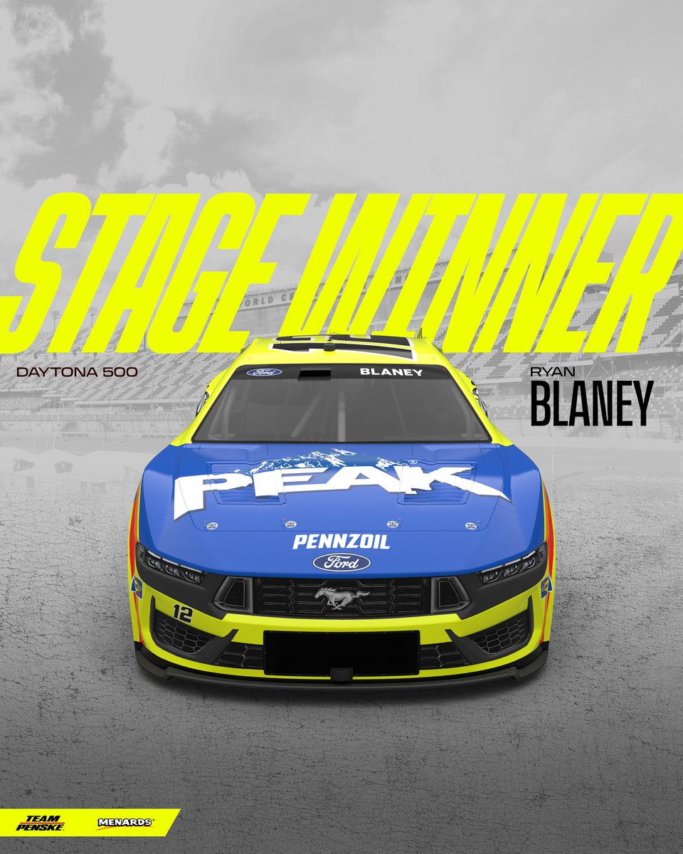 Stage two belongs to <a href="/Blaney/">Ryan Blaney</a>.