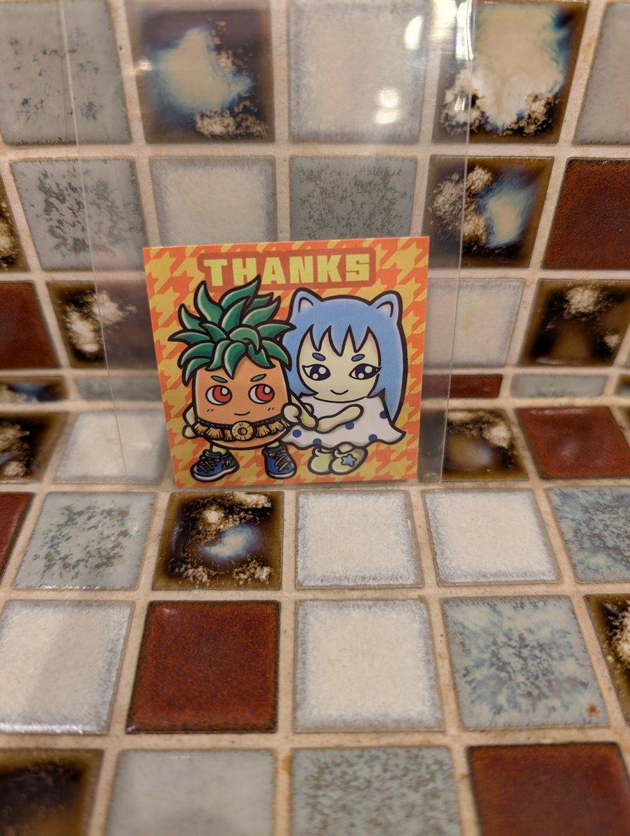 本日も限定
チョコレートパイナップル担々麺

「カカカカカカオ」

ございます！

「ススススステッカー（カカカカカカオver.）」も数量限定販売中！

プレゼントシールは残りわずかとなってます。

本日もご来店お待ちしております！