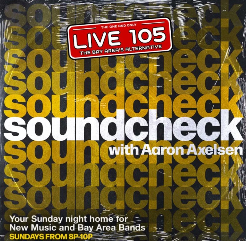 Our dear friend Aaron Axelsen will be spinning our cover of Pink Floyd’s “Breathe (In The Air)” tonight on the Bay Area’s alt station <a href="/live105fm/">LIVE 105</a> .

Tune in to Soundcheck tonight starting at 8pm.