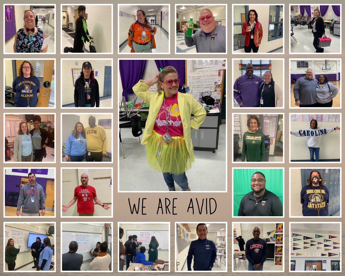 To recap the Awesomeness: #AVIDSpiritWeek #AcknowledgeCollegeFriday and #AVIDPD 
#AVIDforPossibility 
#CCSShine
#OneChatham
#ChathamMiddle