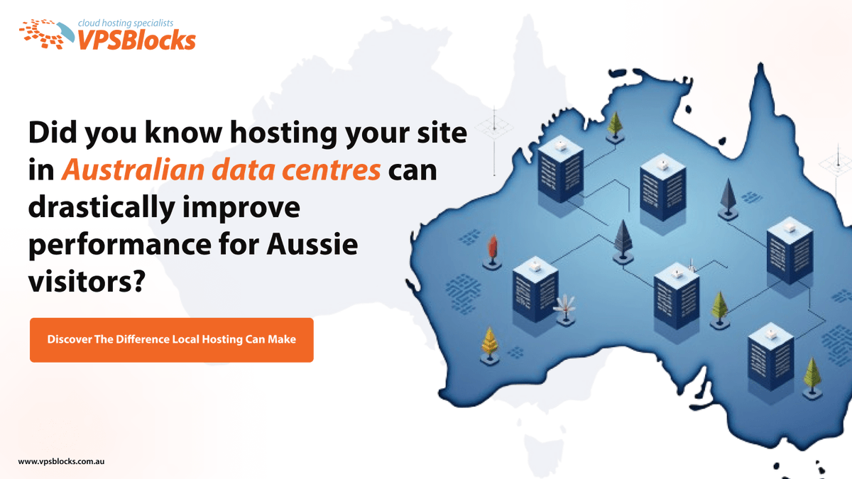VPSBlocks's tweet photo. At VPSBlocks, we know performance &amp; security is important for your business. That’s why we host in Australian datacentres, helping you deliver a seamless experience to your customers.

Visit https://t.co/qKAgB8LLgy

#AustralianHosting #DataCentres #LocalBusiness #VPSBlocks https://t.co/n3Niv95LEq