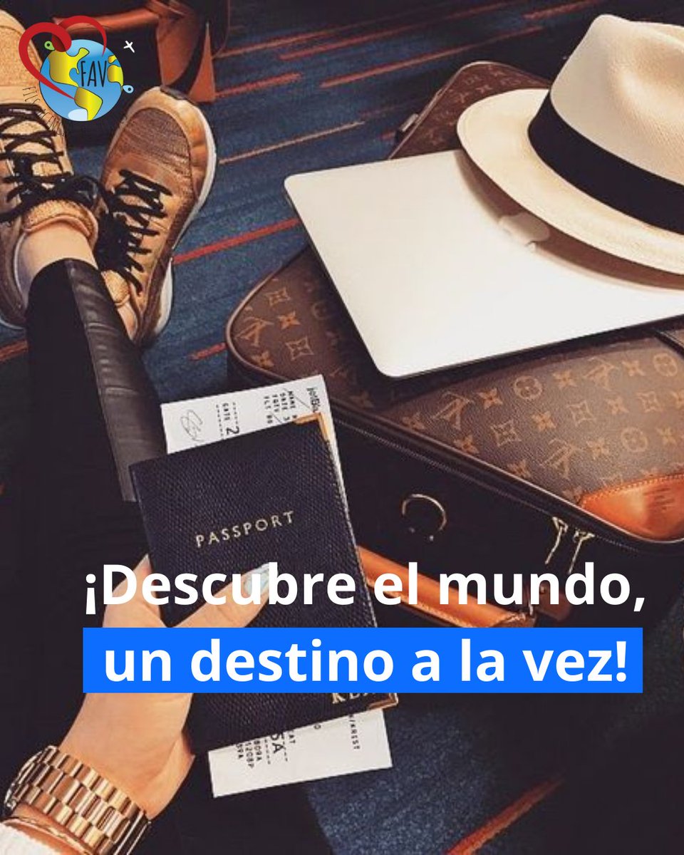 Favestelar's tweet photo. 🌍✨ ¡Descubre el mundo con nosotros! 🌟 Un destino a la vez, vive la aventura de tu vida. 🛫🌴 #Viajes #Aventura #DescubreElMundo #PasaporteALaAventura #ViajaConNosotros #Explora #Turismo #ViajesInolvidables https://t.co/ypMVsyn70N