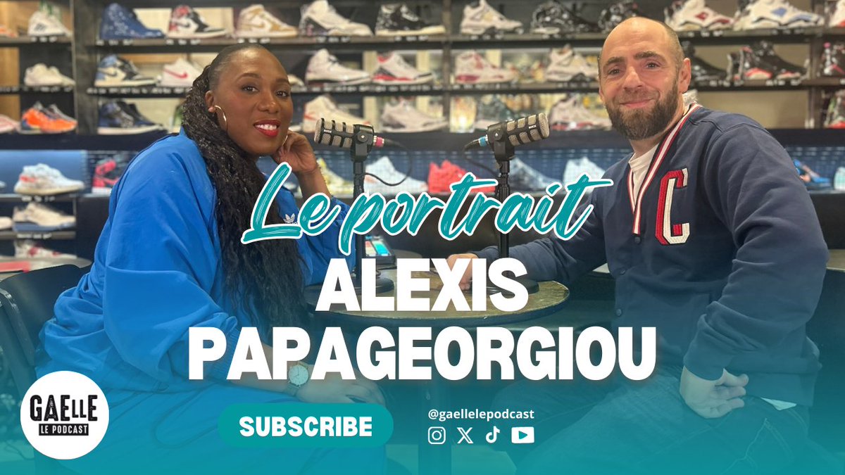 GaelleLePodcast's tweet photo. Pour le 1er épisode de Le Portrait by GaElle Le Podcast, je pars à la rencontre d'Alexis Papageorgiou 🎭🎤🎥et il nous partage son parcours passionnant !
🎧 Écoutez dès maintenant : https://t.co/SuMKB0cgWA #Podcast #LePortraitByGaElle #TheSneakers #Créativité https://t.co/JWsVyFvXZS