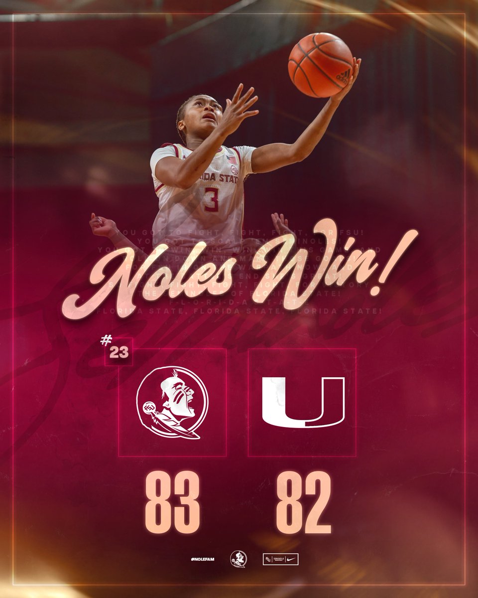 JUST WIN!!!!!!!!!

#NoleFAM