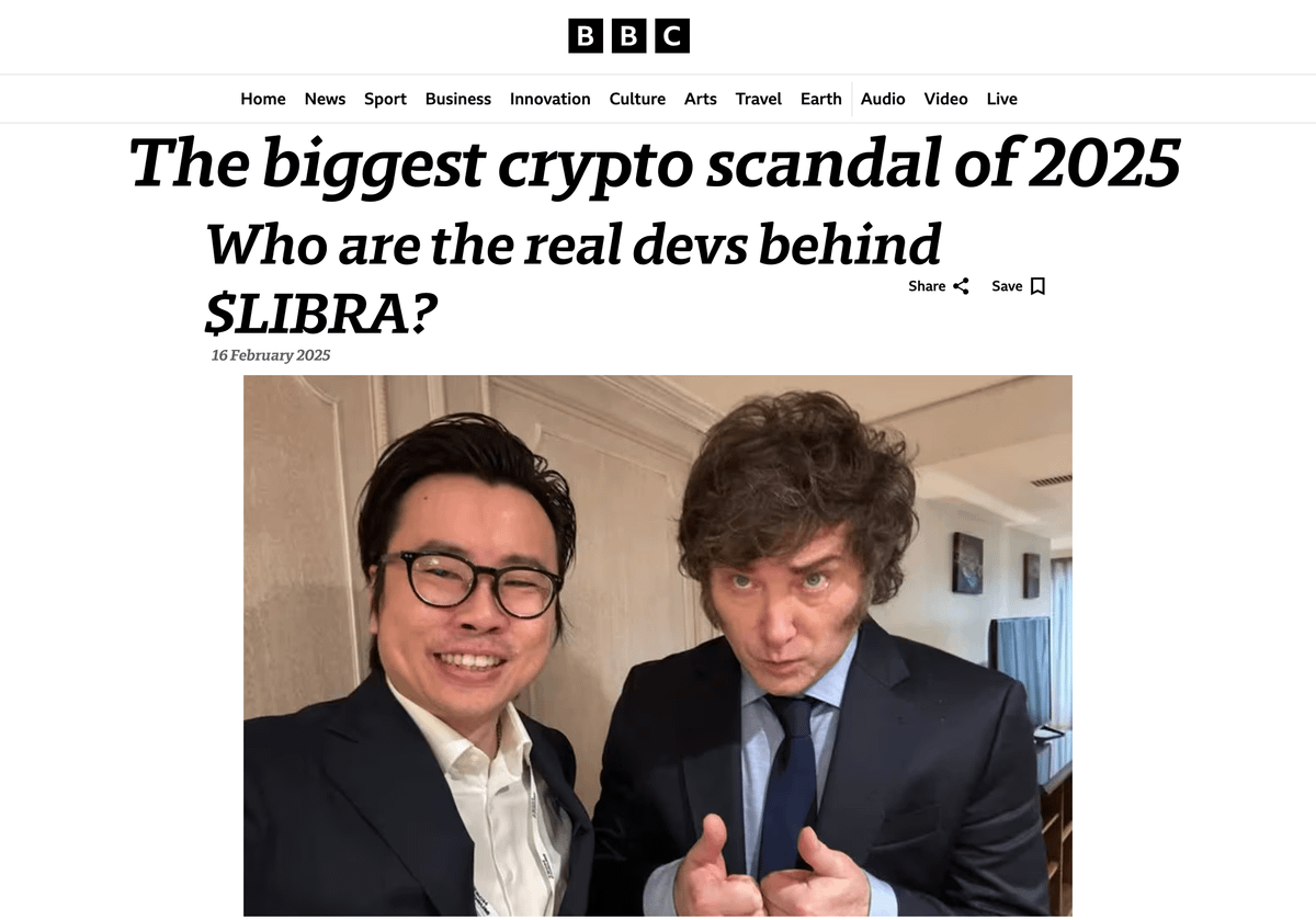 crptAtlas's tweet photo. Meet Julian Peh, CEO of KIP and one of the devs of $LIBRA

Many claimed him as biggest scammer, but it's much complicated

I spent 24h investigation launch of $LIBRA and was shocked

Here's who are real devs, how much they made and what's next👇🧵 https://t.co/XNDgX1H0IH