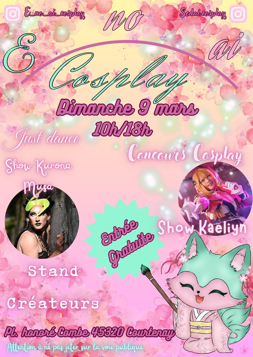 Salut tout le monde, <a href="/LeReseauFR/">Le Réseau Français 🇫🇷</a> organisera un tournoi #MarioKart8 sur Switch durant l'évènement organisé par Sedai Cosplay le 9 mars à Courtenay.

N'hésitez pas à venir nombreux!