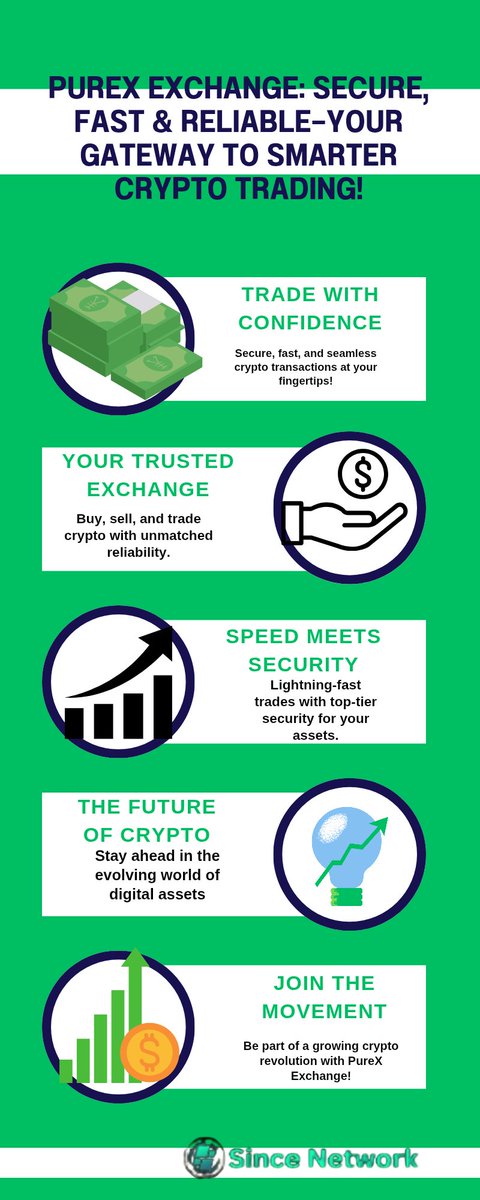 EcheRachael30's tweet image. PureX Exchange: Trade with Confidence!

🚀Fast, secure, and reliable—your trusted crypto exchange. Buy, sell, and trade seamlessly. The future of crypto is bright! Will you be part of it?

#SinceNetwork
#Web3
#PureXExchange