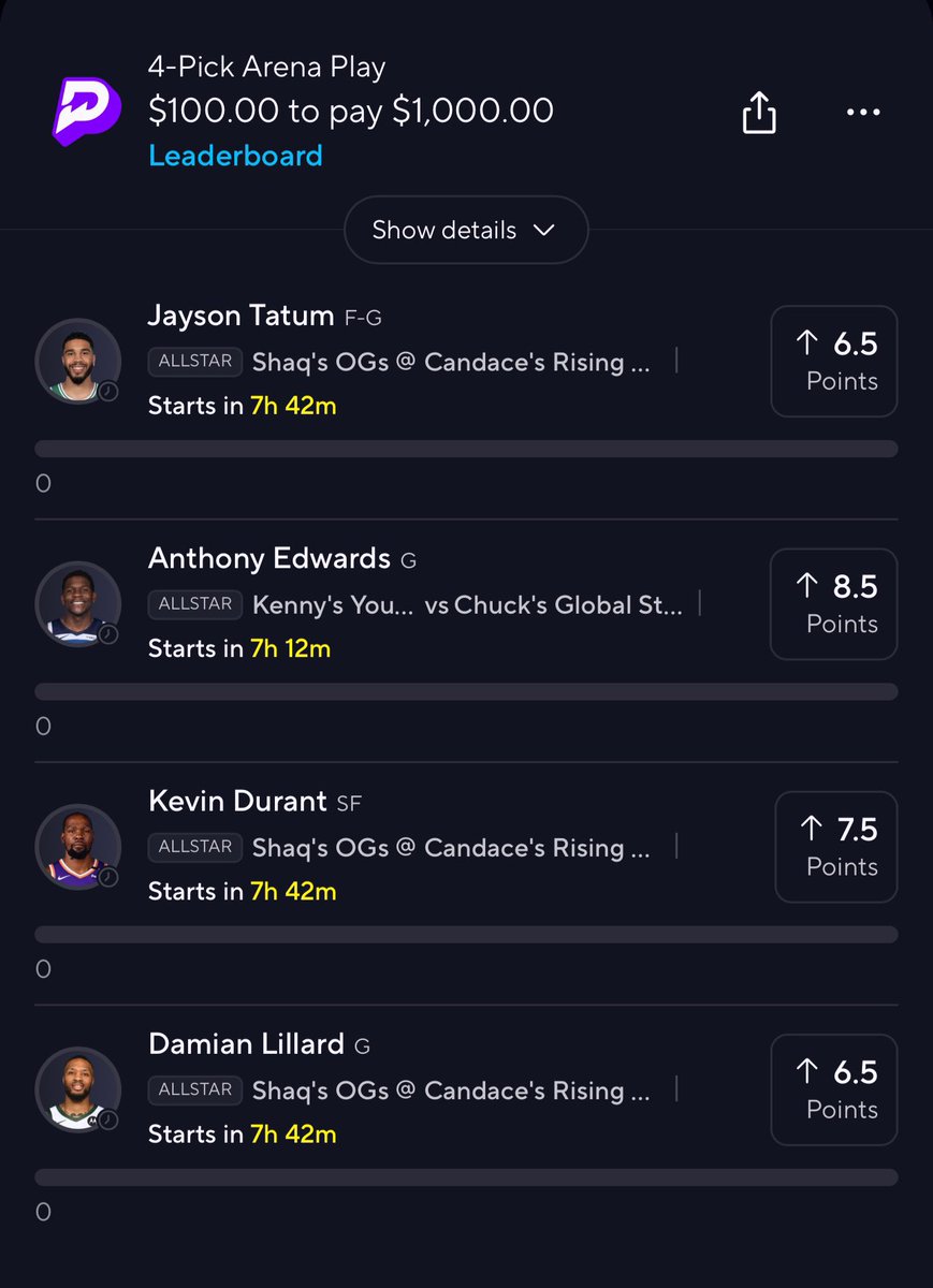 10x for the all star game 🚀  just need 31+ points from our goats to cash this out! Join on my commit #PrizePicks #PrizePicksNBA #Gamblin #nbabets #PrizePicksNBA #cs2 #cs2prizepicks #gamble #cs2picks #nbal