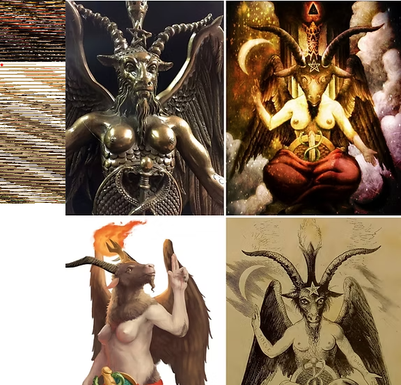 tomcrypto_web3's tweet photo. Colocaram o demônio transgênero transumano Baphomet https://t.co/KZGkmby4RK