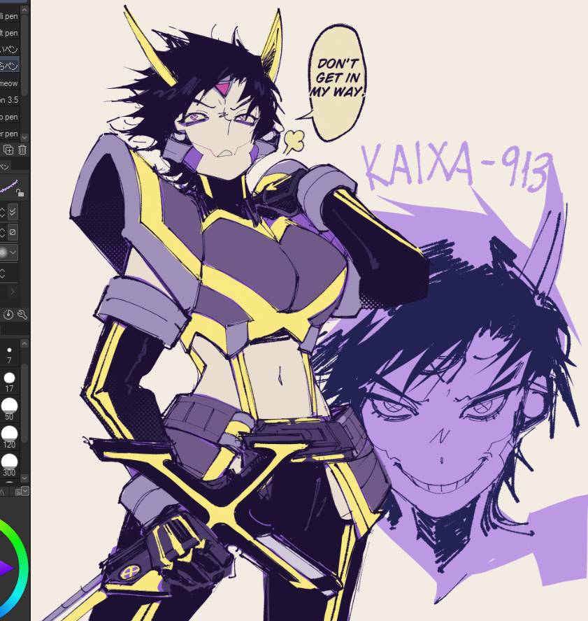 Sinranx's tweet photo. kaixa gijinka https://t.co/rpCbseY2mg