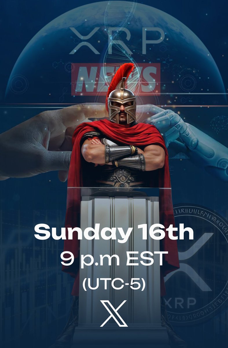 ARMY_XRP589's tweet image. 🚨SOLDIERS, IT'S TIME! ⚔️🔥 

The XRP $ARMY gathers once again, bringing you the latest updates, insights, and everything you need to know about XRP  📺

Tonight at 0⃣9⃣:0⃣0⃣ PM EST (UTC-5) on our official X account  🕘

This isn’t just another update, it’s the pulse of the XRP…