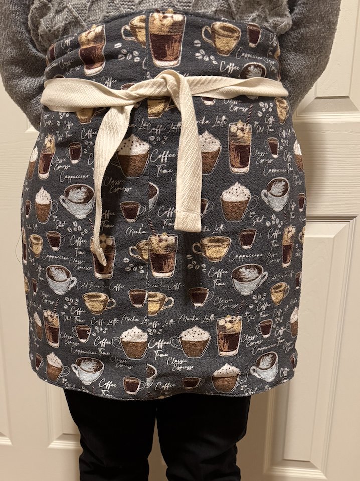 writer_gail's tweet photo. #Etsy #Etsyshop #Coffee #Waistapron #Coffeeapron #Kitchenapron #Reversibleapron #Reversible #Terryclothapron Ready-to-Ship - COFFEE-THEMED Terrycloth Waist Apron (Lightweight and Reversible) https://t.co/SlTSui5szY via @Etsy https://t.co/3lWe1Zj1AD