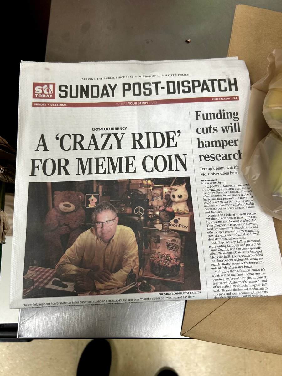 Your dev didn't make the news ours did <a href="/BasementRon/">RonsBasement 🦄💨✨</a> $UFD.