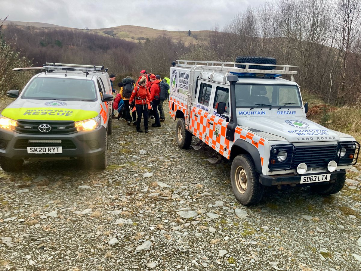 LomondMRT's tweet image. #CallOut 9/25
Today at 14:22, Lomond MRT were called to a walker who had sustained a lower leg injury on Ben Lomond.
