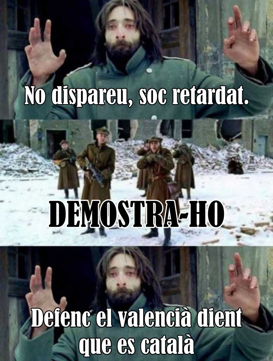 Pareix ser que la cabra esta prou fotuda, valencians venuts per uns likes, ya ni per diners....
#ElpankaRetardat i #ElsFASCISTESpaisoscatalans