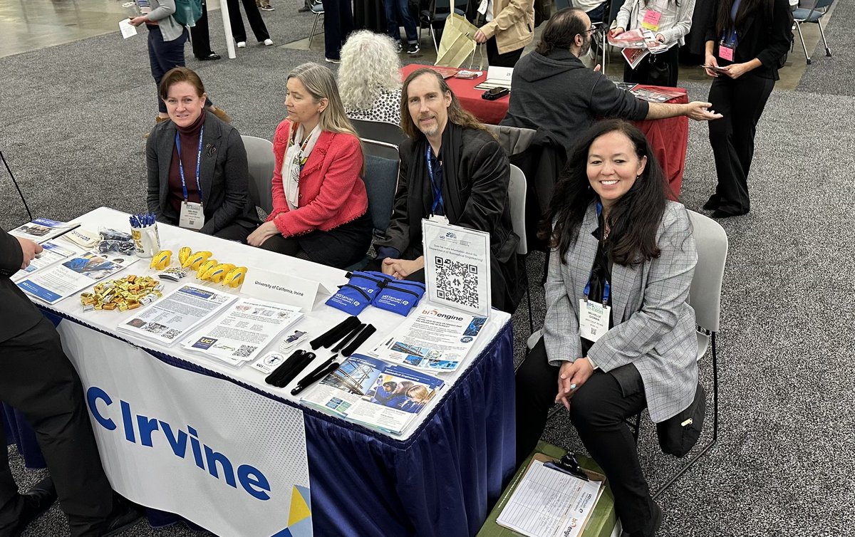 michelledigman's tweet image. Attending the Biophysical Society Meeting? Stop by today at the UCIrvine’s table @Educational and Career Fair 1-3pm today! #uci #bps2025