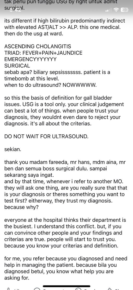 Qiiib's tweet photo. For med students / HOs

Ini surgical terms yang maybe susah nak grasp sikit. I tried to make it simpler sebab I internal Med, bukan Surgical.

Tapi this is the gist of it in terms of Gall Bladder issues.

Harap membantu. https://t.co/dHBYwwAG9v