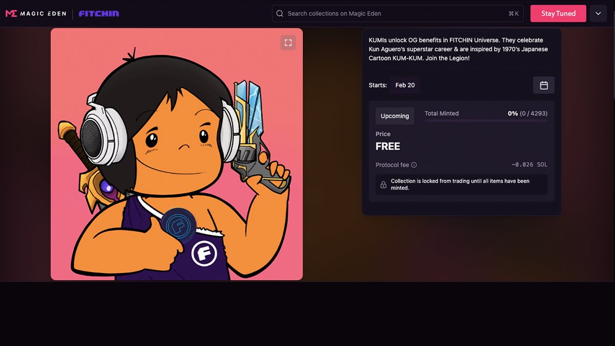 KUMI is now mentioned in upcoming NFTs on @MagicEden Drop a 🎉 in comments  if you are excited for the NFT MINT.