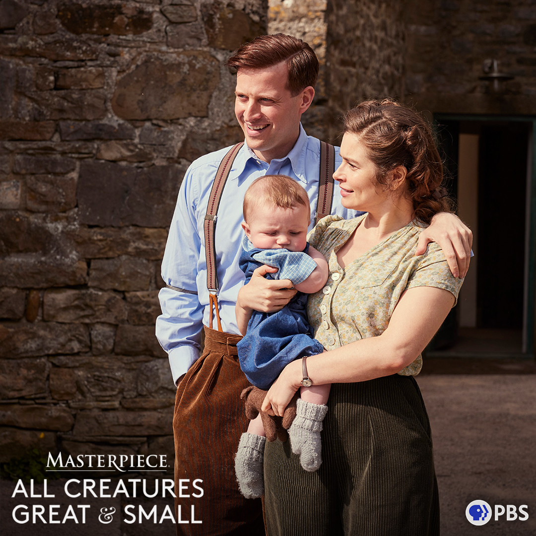 masterpiecepbs's tweet image. After James starts to act strangely at work, he and Helen have a difficult conversation... Join us for a new episode of #AllCreaturesPBS, TONIGHT at 9/8c on MASTERPIECE @PBS.