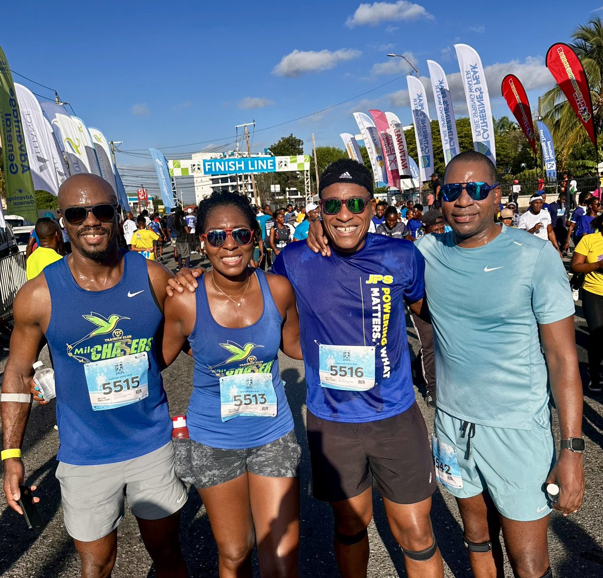 rick_case's tweet photo. Another worthy cause supported with my JPS team! So grateful that we can unite through wellness for charity! It’s always a win win! Close to $130M raised and 30k registered! #TeamJPS #RunForTheFun #SagicorJA #werunjamaica #pacersrunning #SigmaRun2025 #OneLove #NeverYield https://t.co/s9hi09rLkG